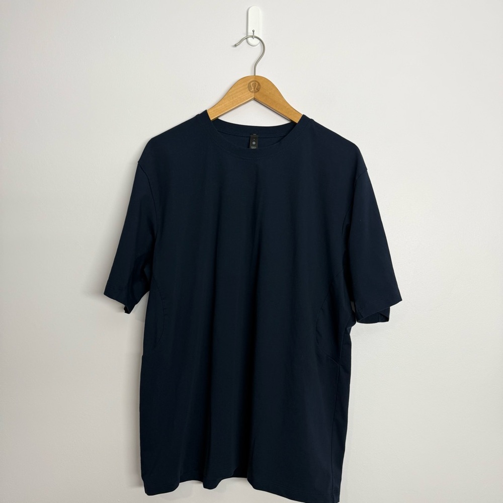 Lululemon Pique Oversized Fit T Shirt True Navy Size Large